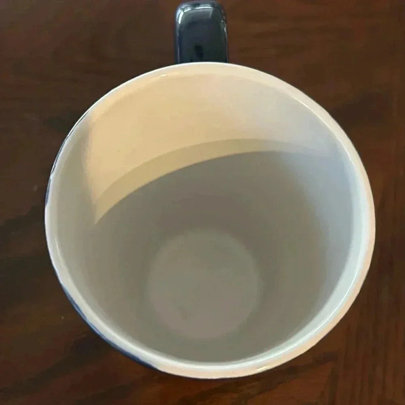 Belle Maison Blue with Pink flowers Coffee Tea Mug 14oz. EUC - Picture 5 of 8